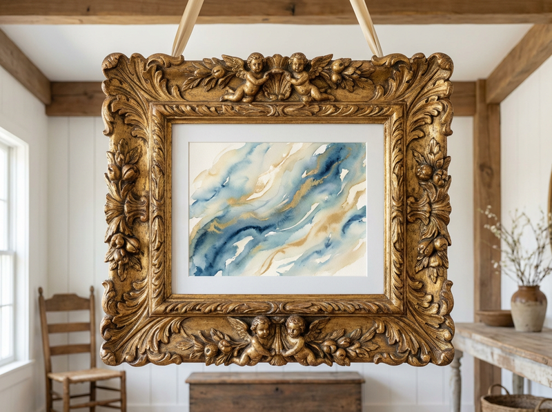 Baroque Style Gold Frame